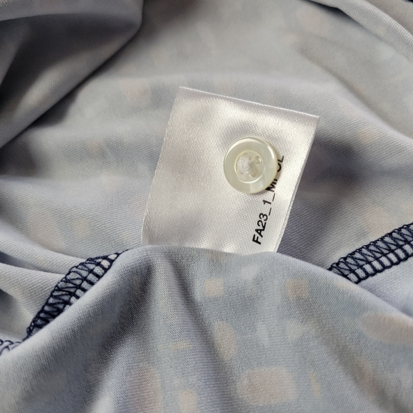 Rhoback Golf Polo Shirt Men's Large Cocktails Navy Blue Short Sleeve - Picture 6 of 9